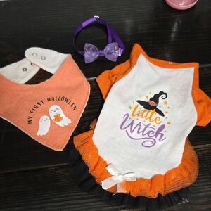 Little Witch Halloween Costume Set for Pets
